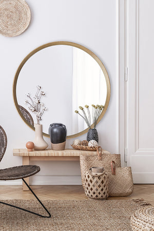Solid Round Mirror
