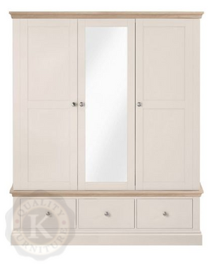 Corndell Triple Wardrobe