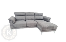 Load image into Gallery viewer, Grey Chaise Sofa