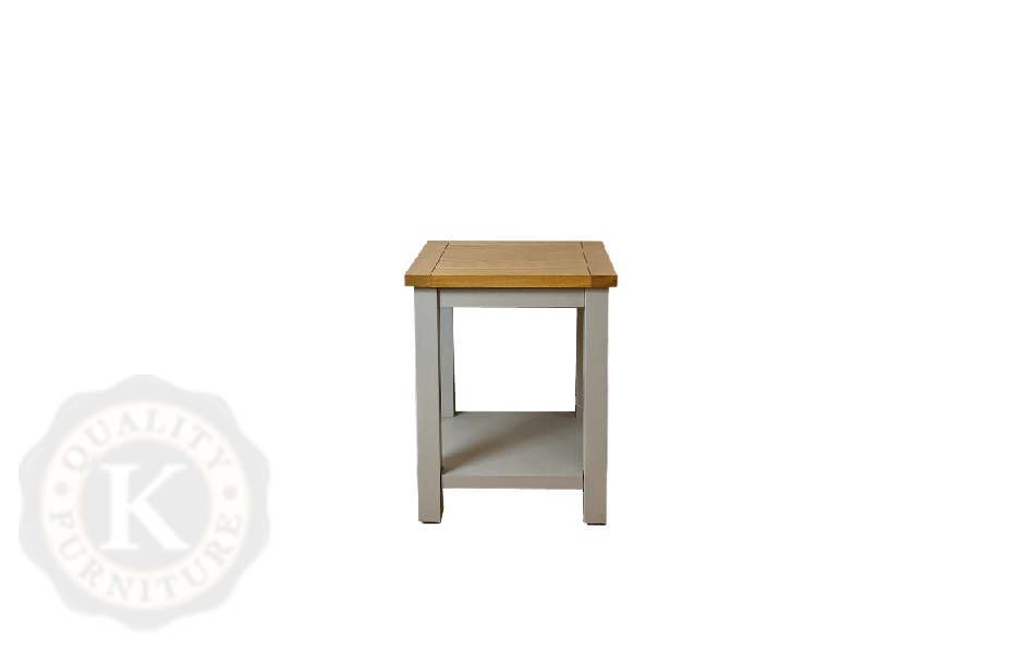 Light Grey Painted Side Table