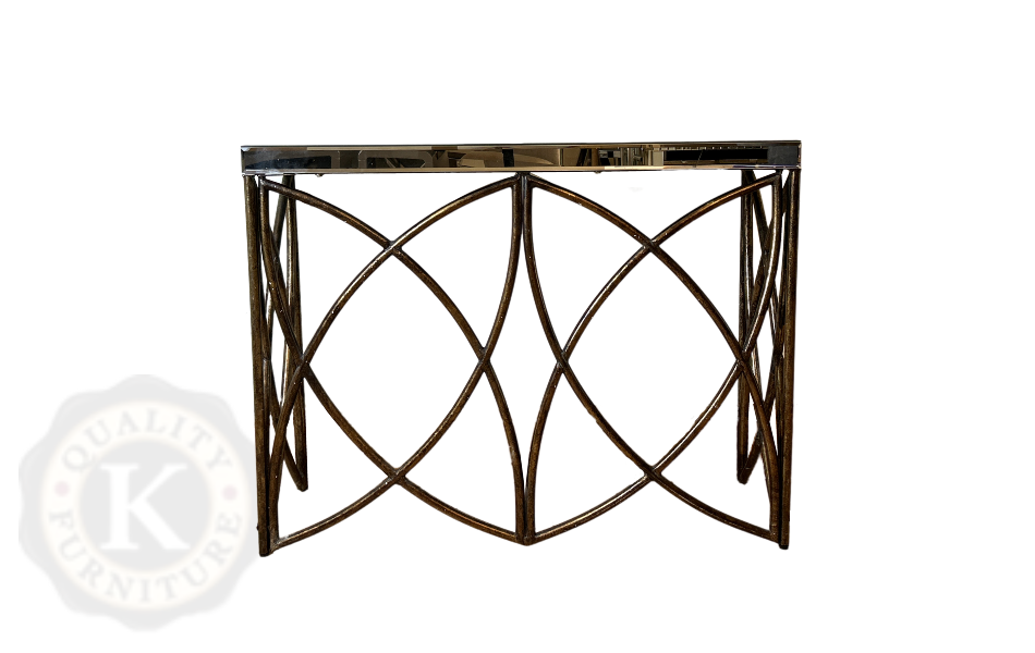 Ornate Brass Console