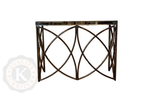 Ornate Brass Console