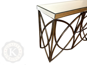 Ornate Brass Console