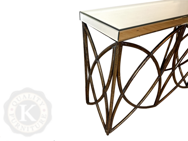 Ornate Brass Console