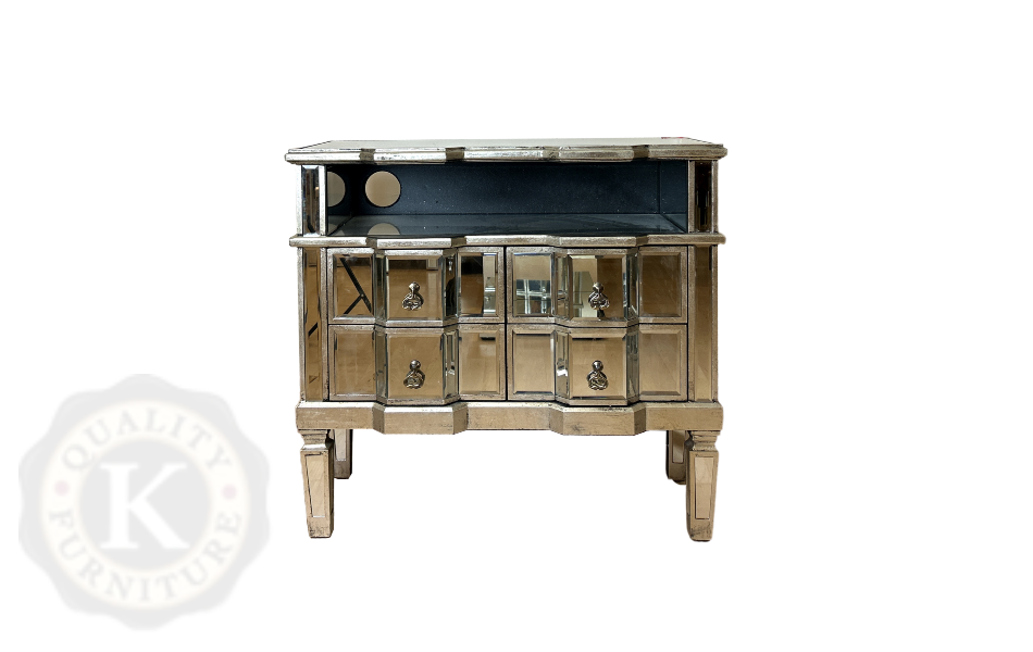 Silver TV Unit