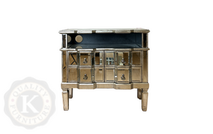 Silver TV Unit