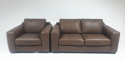 Natuzzi B968 2 Seater and Chair